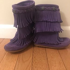 Girls Minnetonka Boots